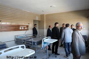 بررسی میدانی و صدور دستورات لازم از سوی استاندار اردبیل برای تسریع در اجرای فاز توسعه بیمارستان قائم/ ۳۲ تخت درمانی در اوایل سال آینده به بهره‌برداری می‌رسد