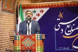 ضرورت ساخت نمادهای خدمات صفویه به ایران در استان اردبیل/ صنایع‌دستی استان دارای ظرفیت معرفی و فروش بین‌المللی است