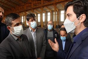 بازدید استاندار اردبیل و اعضای ستاد تسهیل استان از ۶ واحد تولیدی