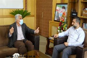دیدار استاندار اردبیل با مالک مجموعه صنعتی قهرمان و سرمایه‌گذاران