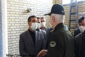 بازدید استاندار اردبیل از محل پلاک گذاری اردبیل